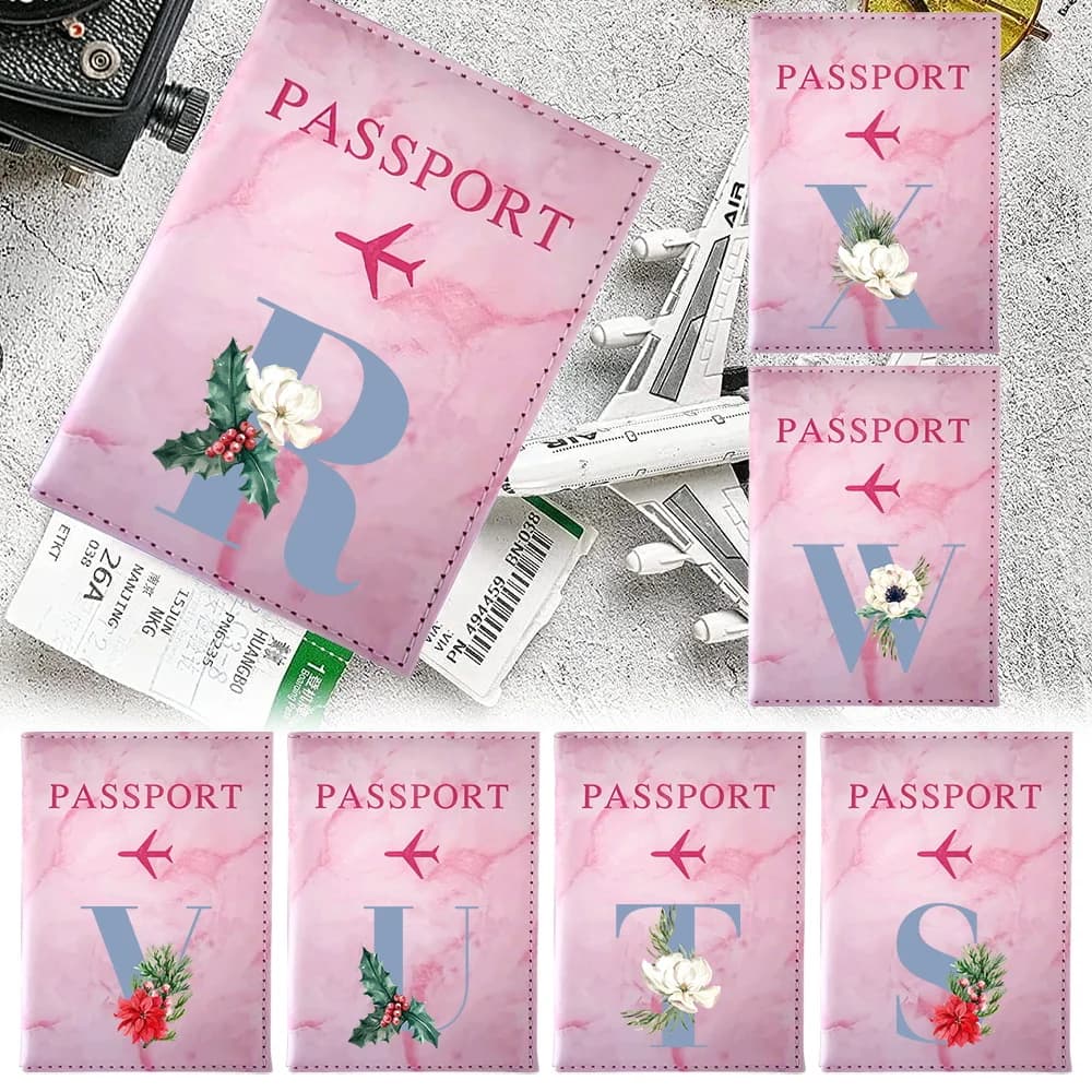 Custodia per Passaporto e Biglietti Aerei Serie Blu - Porta Passaporto Multifunzione alla Moda per Essenziali da Viaggio