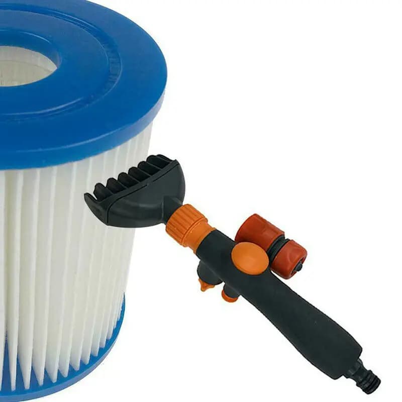 Filtro Jet Cleaner Piscina Vasca idromassaggio Spa Bacchetta acqua Cartuccia Spazzola per pulizia tenuta in mano