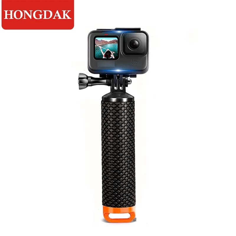 HONGDAK Impugnatura galleggiante per GoPro, GoPro subacquea Hand Stick Monopod Pole per Go Pro Hero 11/10/9/8/7/6/5 Accessori per fotocamera