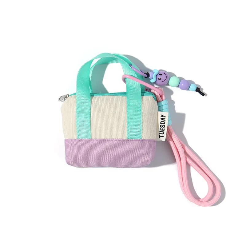 Mini Dopaamine Borsa rosa Custodia per auricolari Scatola di immagazzinaggio Cavo dati Custodia protettiva Organizzatore Portamonete Portaoggetti domestico alla moda