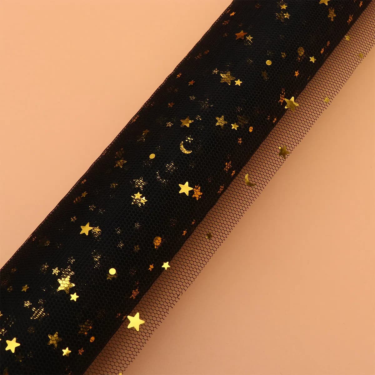 Flower Gift Gauze Roll Moon Print Yarn for Bouquet Binding Present Packaging Wedding Decoration Birthday Shower Craft