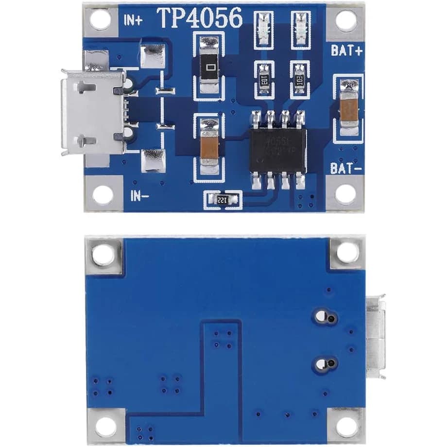 Modulo di ricarica TP4056 da 10 pezzi, modulo caricabatteria al litio Micro USB 1A, scheda di ricarica batteria al litio 3,7 V per 3,6 V, 3,7 V