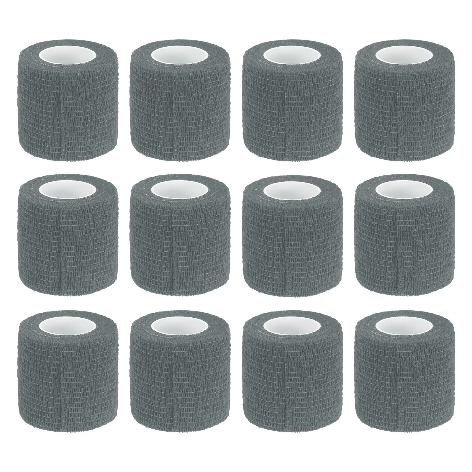 5 Yards 12pcs Adhesive Elastic Tape 5 Yards Elastic Bandage Sports Elastic Wrap for Tennis Racquet Grip Sports Knee Ankle
