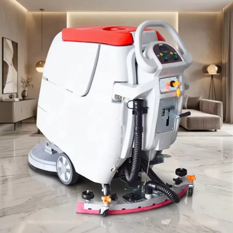 Reliable Magnetic Floor Scrubber Cleaning Machines Self-cleaning Suction And Mopping Machine Floor Scrubber
