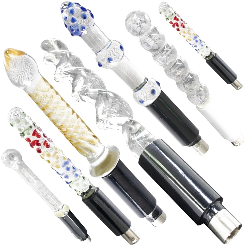 Macchina del sesso entry level A2/F2/F3 accessorio 3XLR cristallo Dildo ventosa prodotti del sesso per donne e uomini
