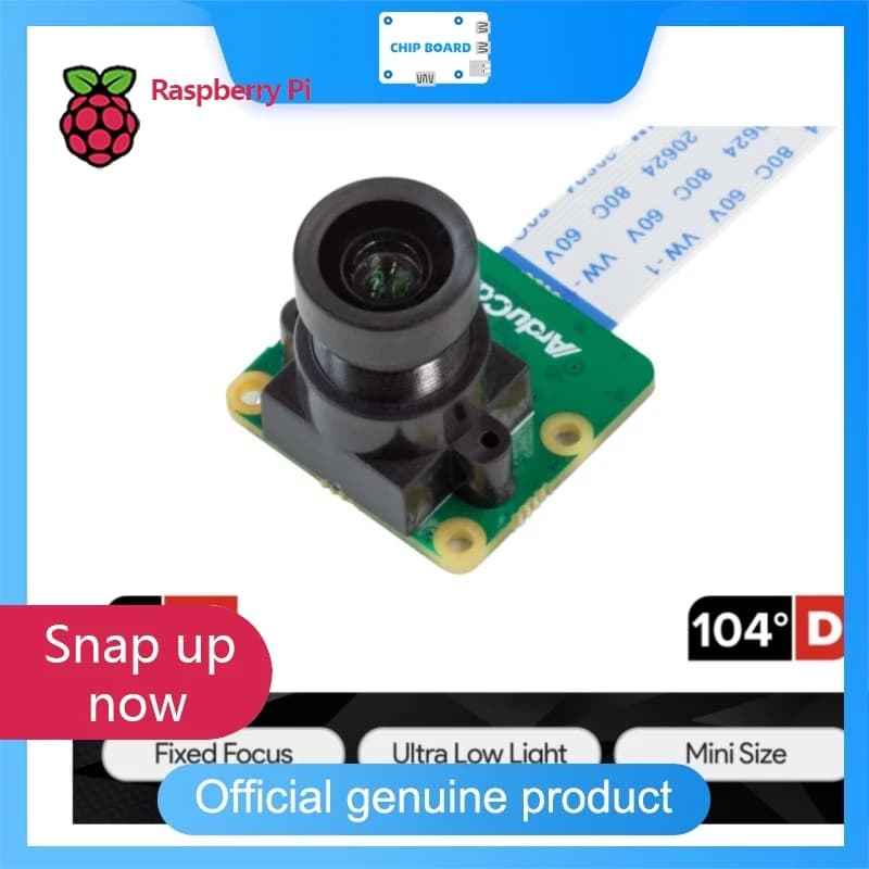Modulo Fotocamera Arducam IMX415 per Raspberry Pi, Sensore d'Immagine Sony IMX415 8.3MP 4K, Prestazioni STARVIS in Condizioni di Scarsa Luminosità, Lente M12
