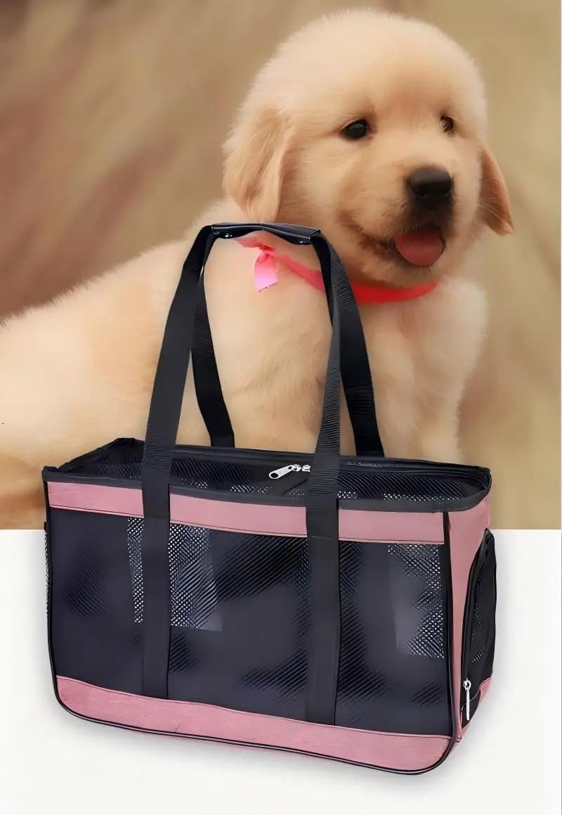 Portable Foldable Pet Carrier Backpack Breathable Mesh for Puppy Small Cat Rabbit Outdoor Travel Carry Bag