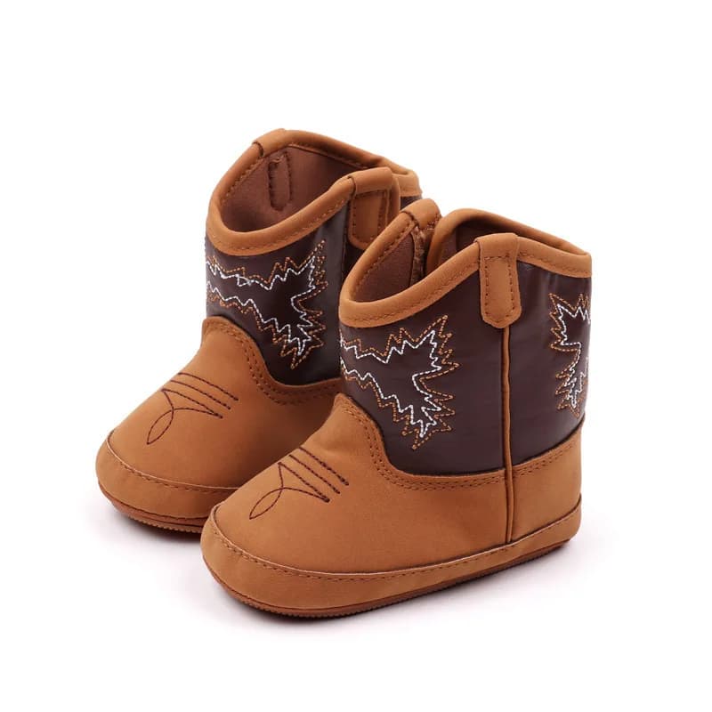 Kids'Boots Toddler Solid Color PU Leather Fashion Spring Shoes For Children Anti-slip Breathable Brown Shoes Size 11-13