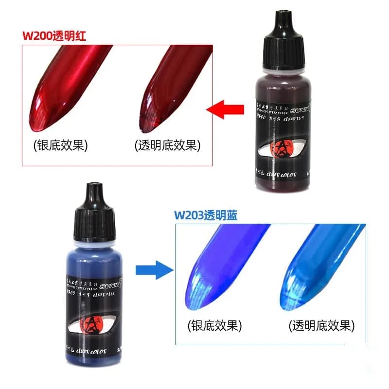Paint Transparent Assembly Model Coloring Hand Painted Spray Water-Based Military W200-210