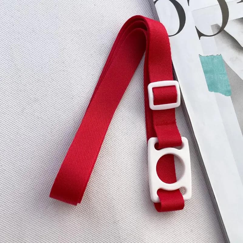 Hands-Free Portable Carry Straps With Plastic Buckles For Outdoor & Daily Use Adjustable Water Bottle Lanyard Set,