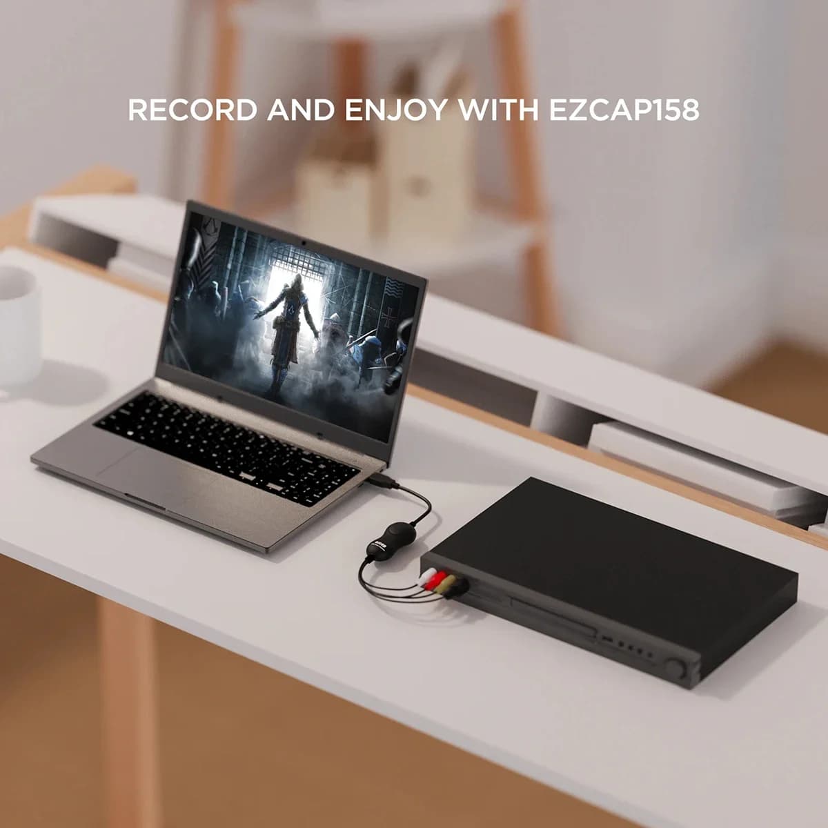 Scheda di acquisizione audio video USB 2.0 DVD VHS DVR S-video AV Videoregistratore analogico Grabber a convertitore digitale per Mac Win10 Windows