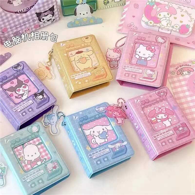 Adorable Hello Kitty 3 Inch Album One Grid Card Holder Couple Photo Memory Book
