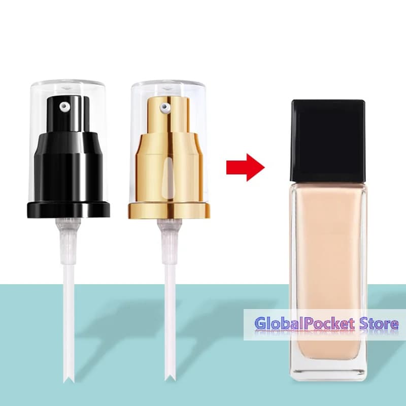 [TG823]1PC Makeup tools Foundation Pump Suitable for Liquid Foundation black or gold pump Replacement Tool