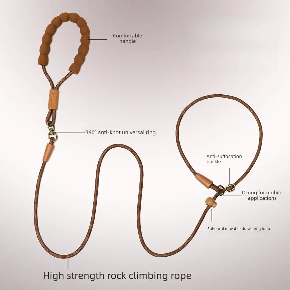 P Rope for Walking Dogs, Traction Rope for Going Out, Dog Training Special Dog Chain, Large, Medium and Small Dogs