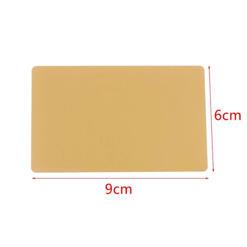 New Set of 50 Aluminum Sheets for Laser Engraving, Multipurpose Visitor Tickets, Fai-da Gift Cards ♪