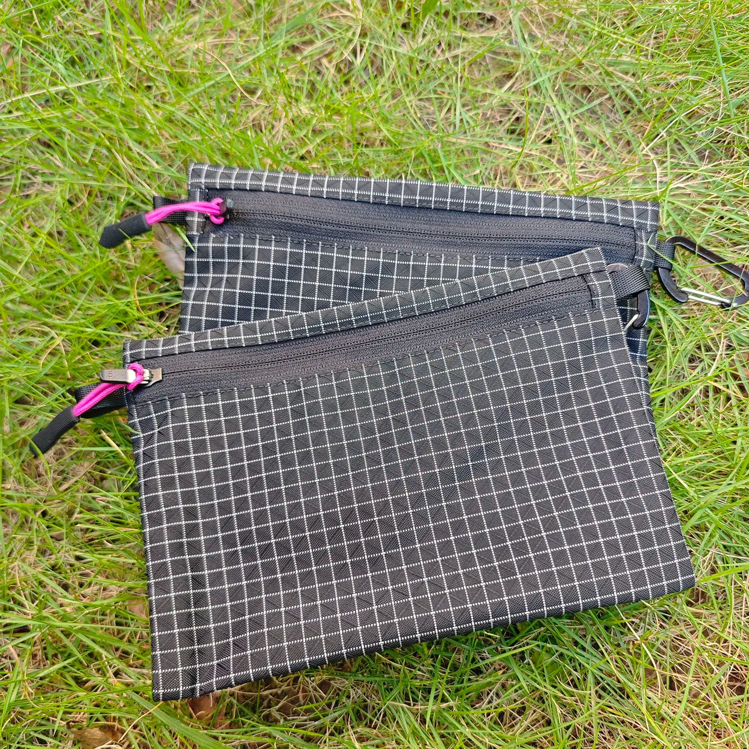 Porta passaporto portafoglio tattico ultraleggero UHMWPE - Borsa per contanti con custodia per carte da campeggio esterna RFID impermeabile - Attacco Molle 20g