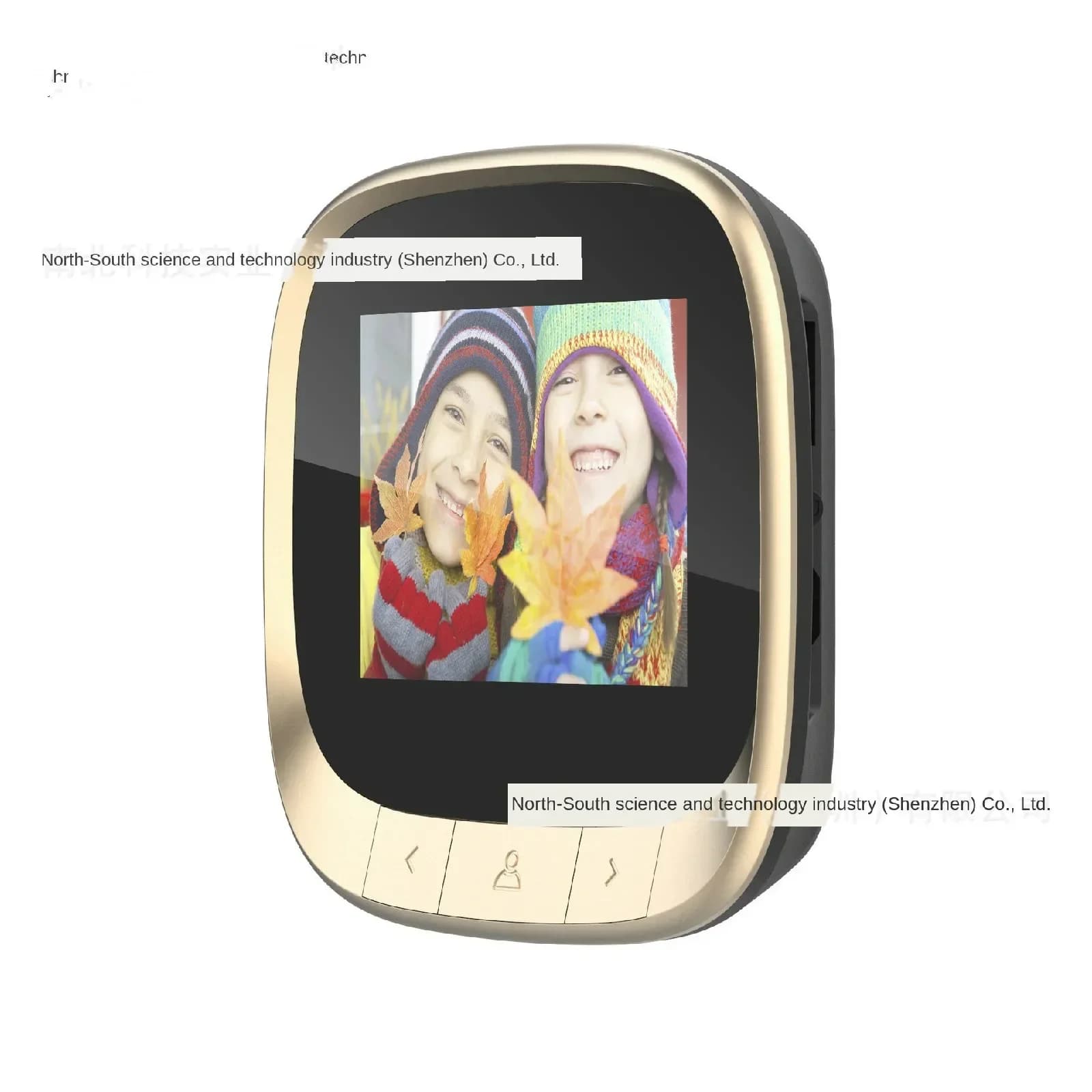 Videocamera per campanello con foto antifurto per monitoraggio visivo da 2,4 pollici Videocitofono elettronico domestico Smart Cat's Eye da 2,4 pollici HD