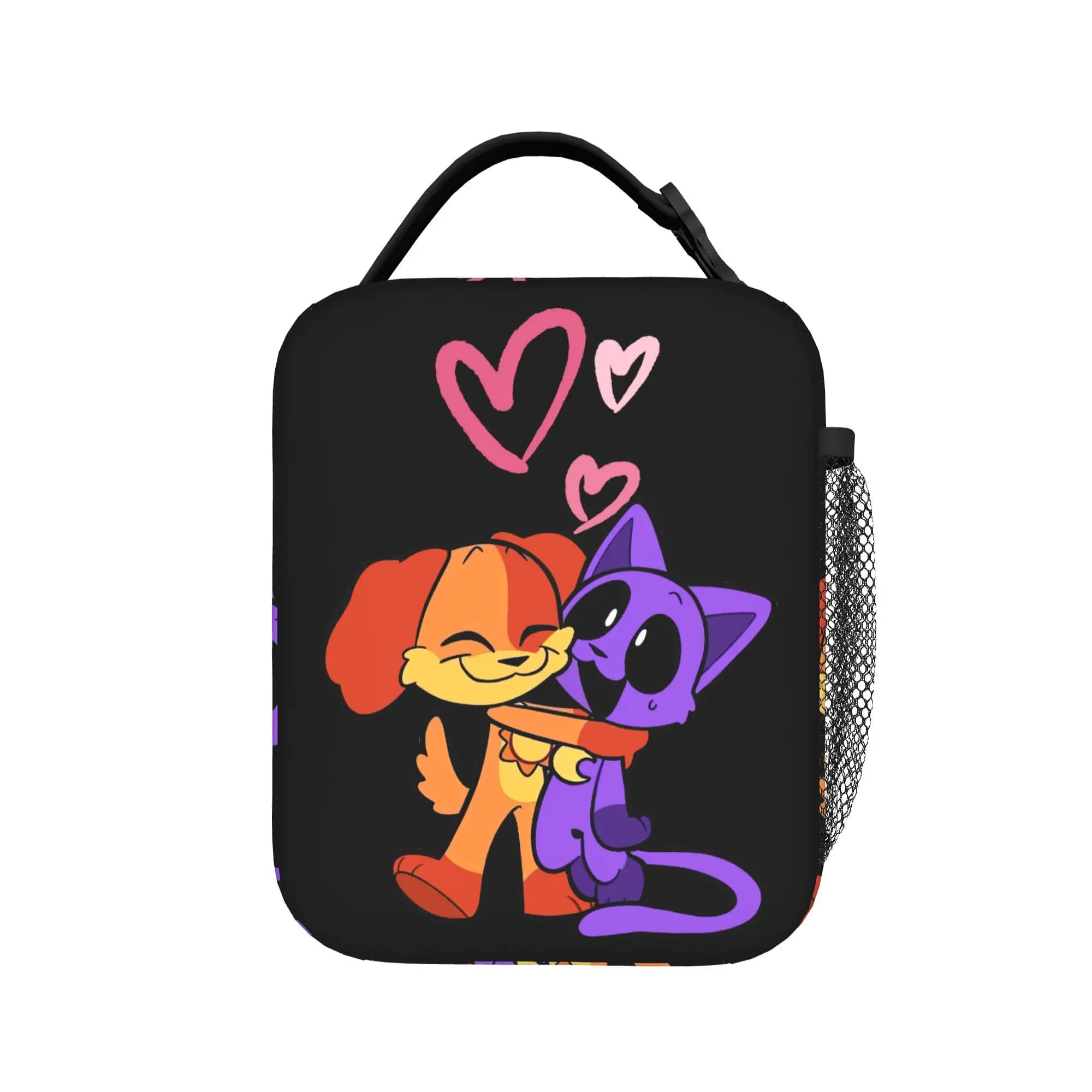 Cartoon Catnaps Thermal Insulated Lunch Bag for Work Portable Food Container Bags Cooler Thermal Lunch Boxes