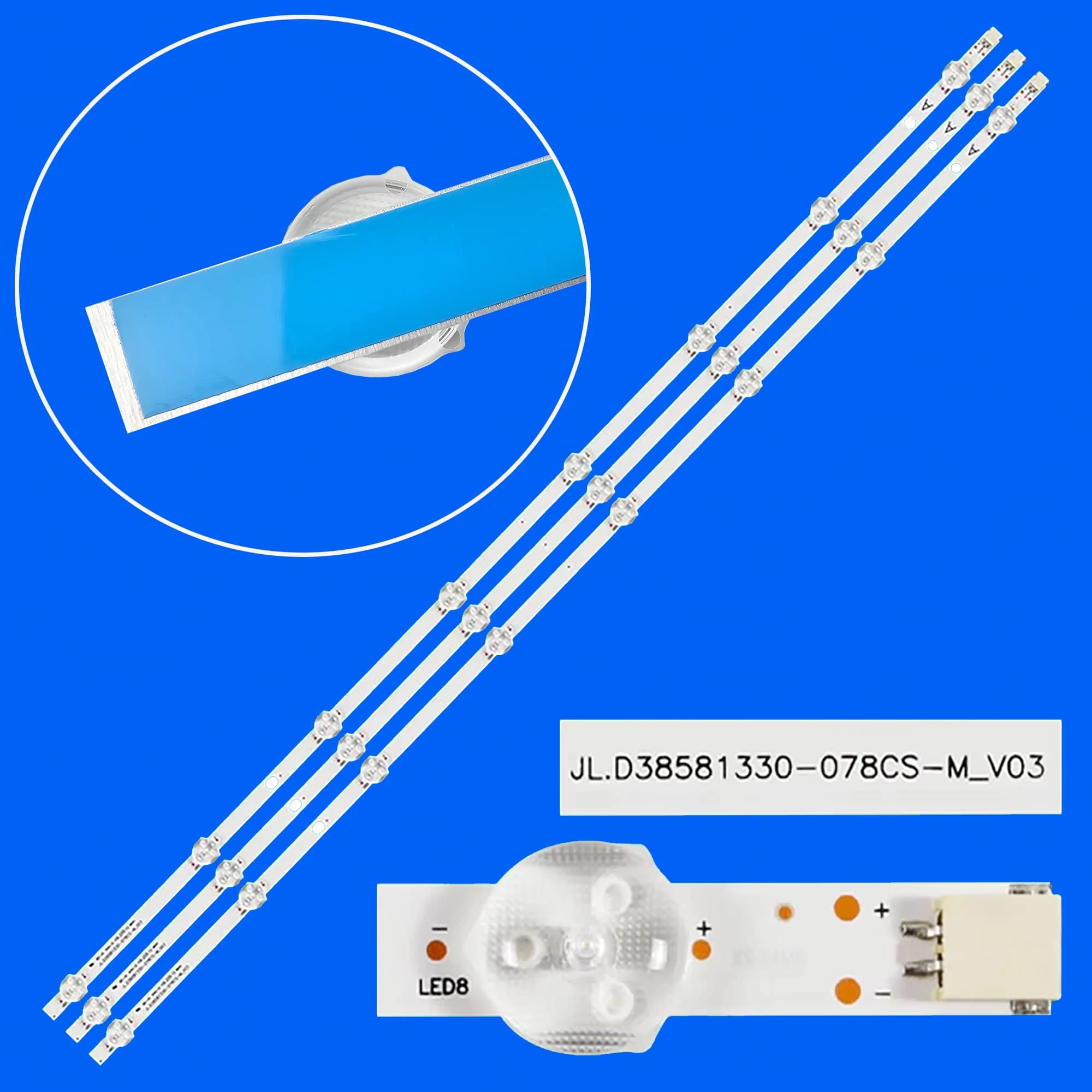 LED Backlight strip For LT39C3210 LT39CA120 LT39VAH3000 LT39VAH3055 LT39VH3000 D39H500X1CWI E39H446A RF-CF385001SE30-0801 A0
