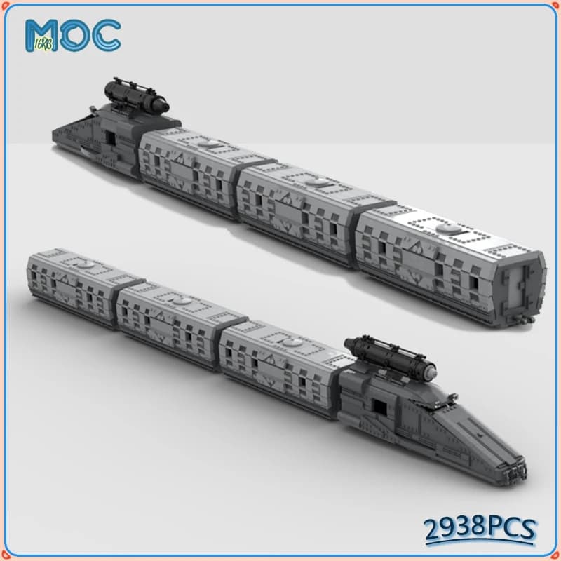 Pike Spice Train Modello Building Block Trasporto Mattoni tecnici ad alta tecnologia Set Collezione assemblata fai da te Giocattoli Regali 2938PCS