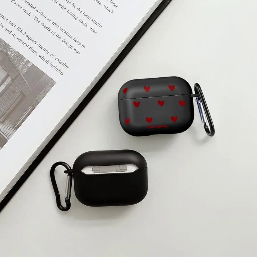 Custodia a forma di cuore alla moda per auricolari Airpods 3 2 Pro2 Pro 4 1 Pro3
