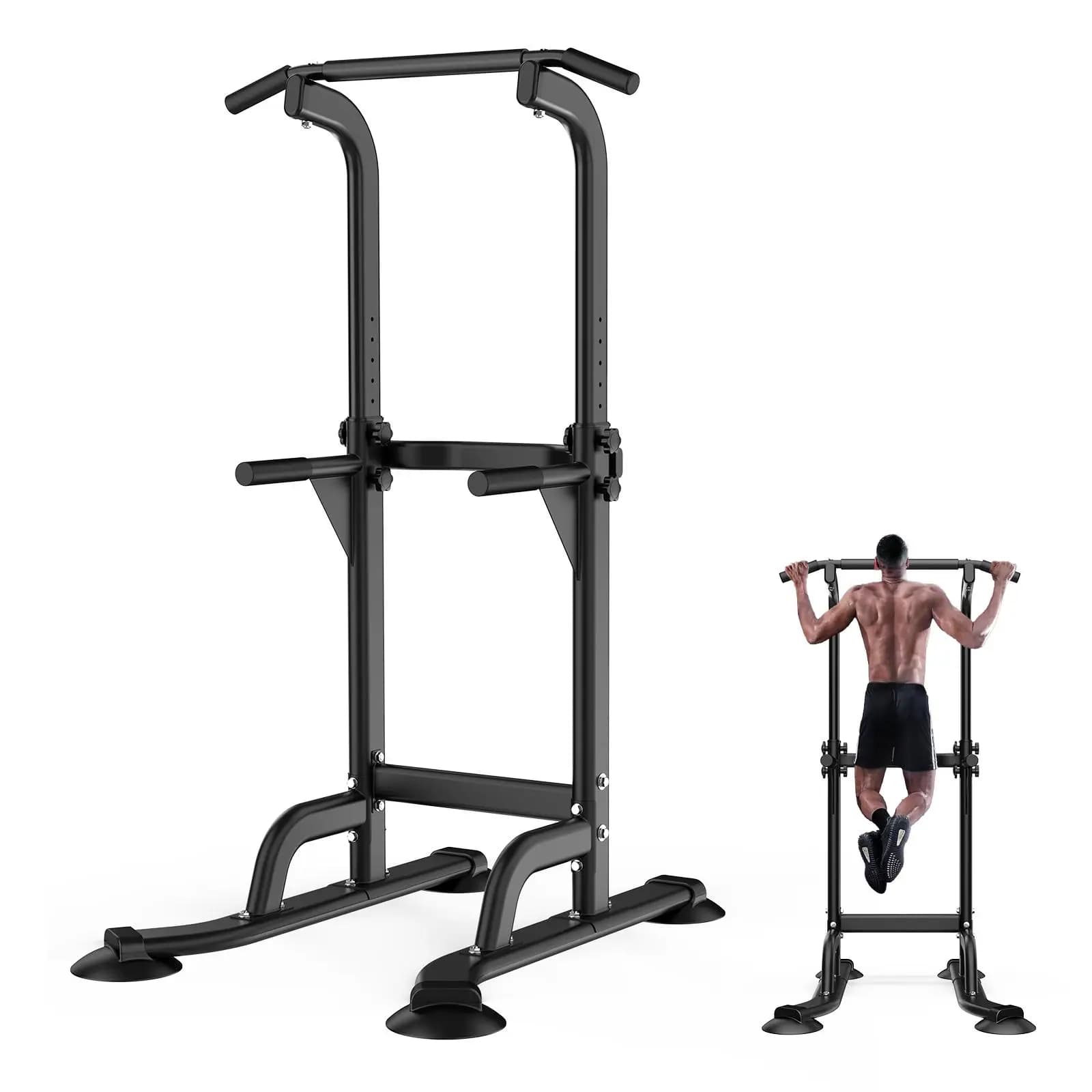 Diving station traction bar for training, height adjustable multifunction immersion support for fitness equipment for home gym strength training