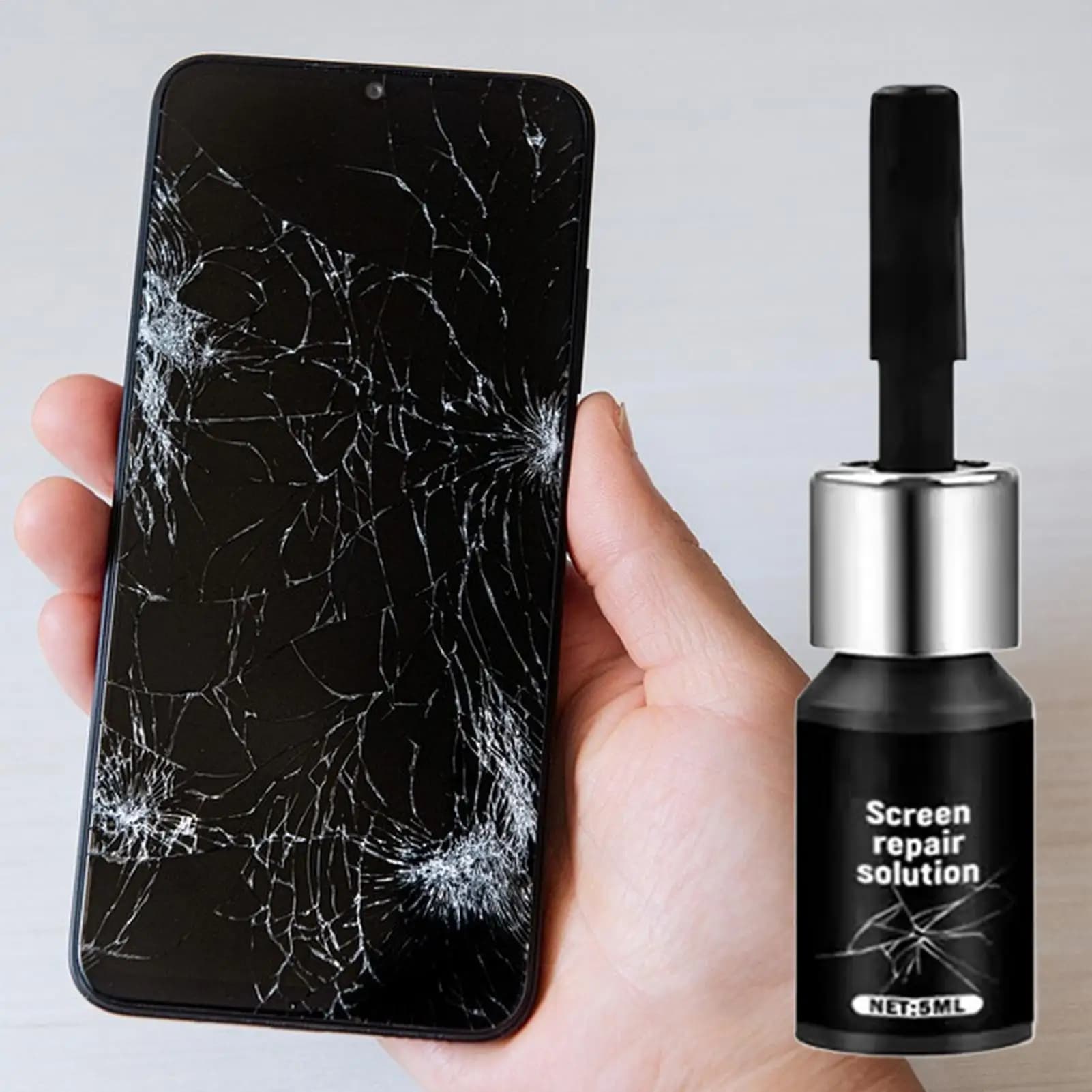 Quick Repair Kit for Cell Phones and Crepe Screens on Windscreen Glass, Fai-da-Te Repair Tool for Auto Maintenance