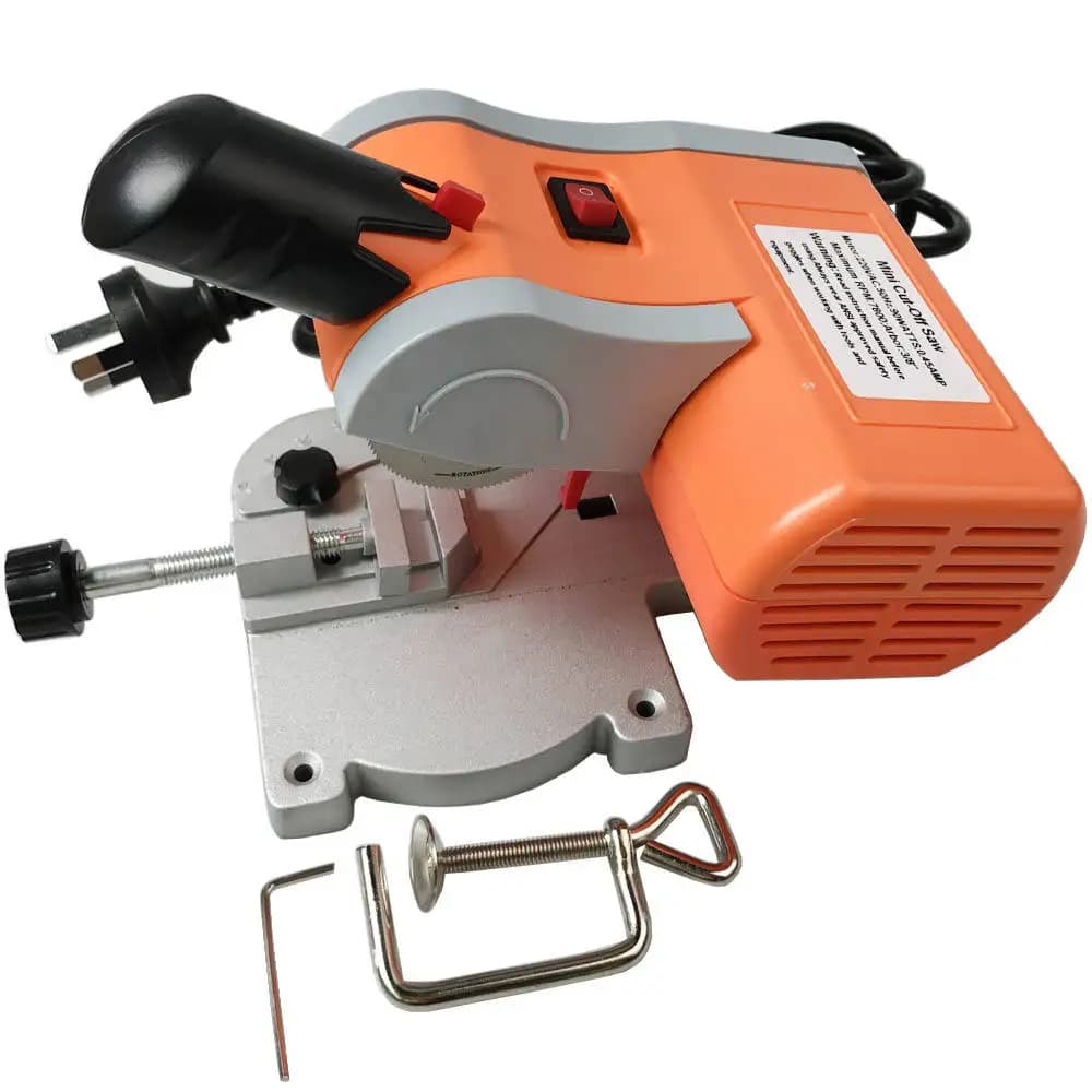 Electric Size 0-45 ° Micro Cutting Machine Table DIY Tool for Metal Plastic Cutting Mini Bench Saw