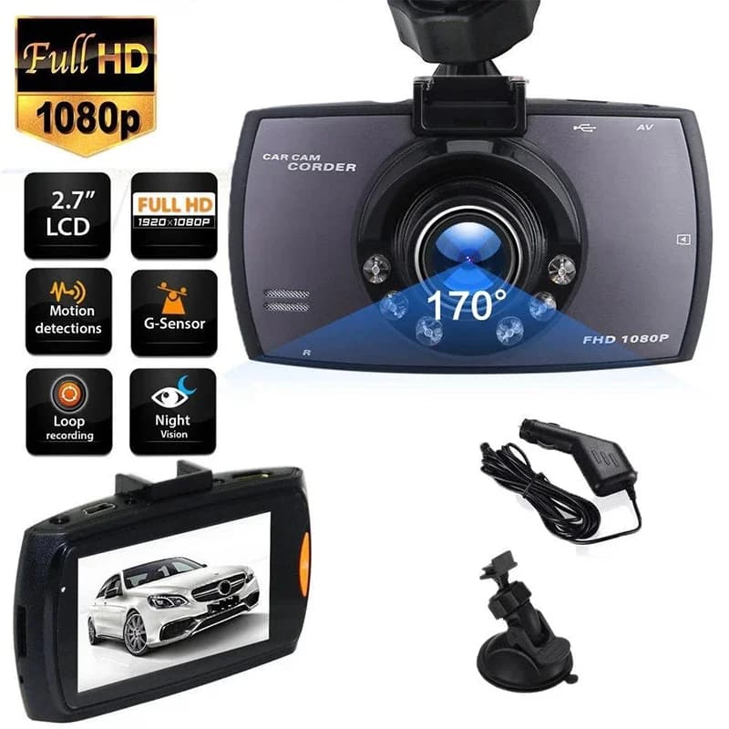 Dash Cam per auto DVR Monitor a specchio Full HD 1080P Registrazione del ciclo di guida Visione notturna Accessori per videocamera grandangolare per auto