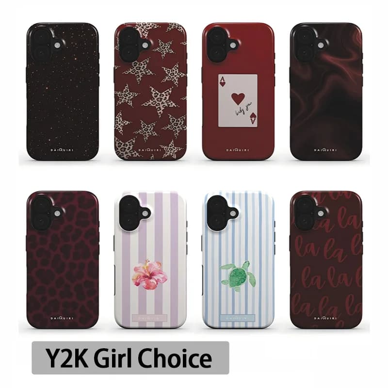 Custodia per telefono di lusso Y2K Leopard Stars per iPhone 17 16e 16 15 14 13 12 11 X XS XR XSMAX 7 8 Air Pro Max Plus, doppio strato di lusso