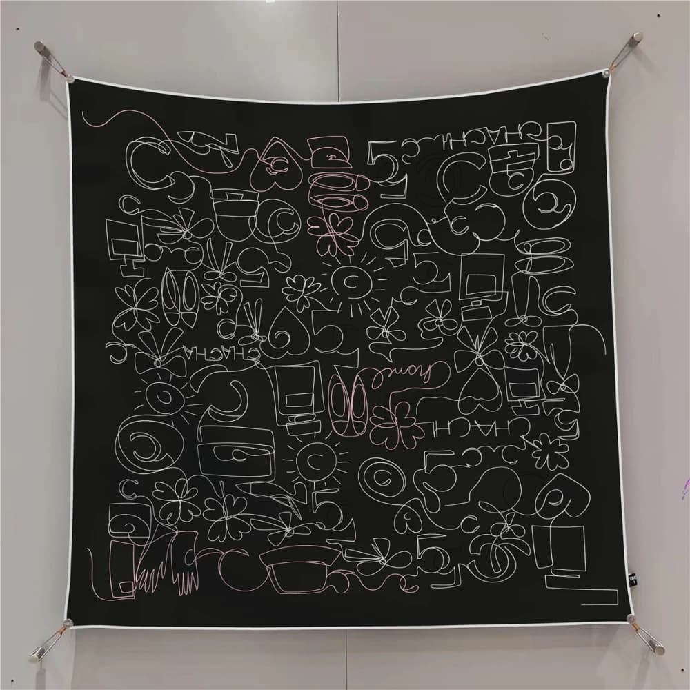 Nuovo Foulard in Seta da 90 cm con Strisce Diagonali Dipinte a Mano, Sciarpa da Viaggio Protettiva Solare da Donna, Grande Foulard Quadrato alla Moda, Copricapo Elegante