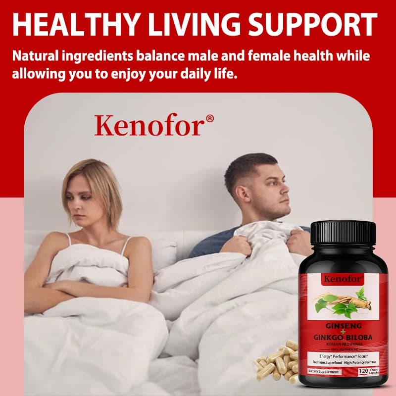 Capsules of Ginkgo Biloba 1000mg - With Vitamin B and Zinc, Support for Cherebral Health and Memory, Vegan Supplement Without Glutine and Non-GMO