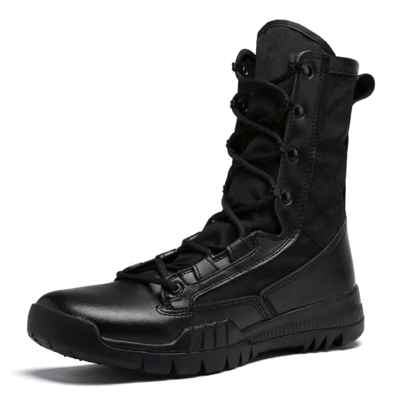 Stivali tattici da uomo Scarpe da arrampicata casual Scarpe da trekking all'aperto alla caviglia Stivali di marca impermeabili Zapatillas Hombre Chaussure Hommes