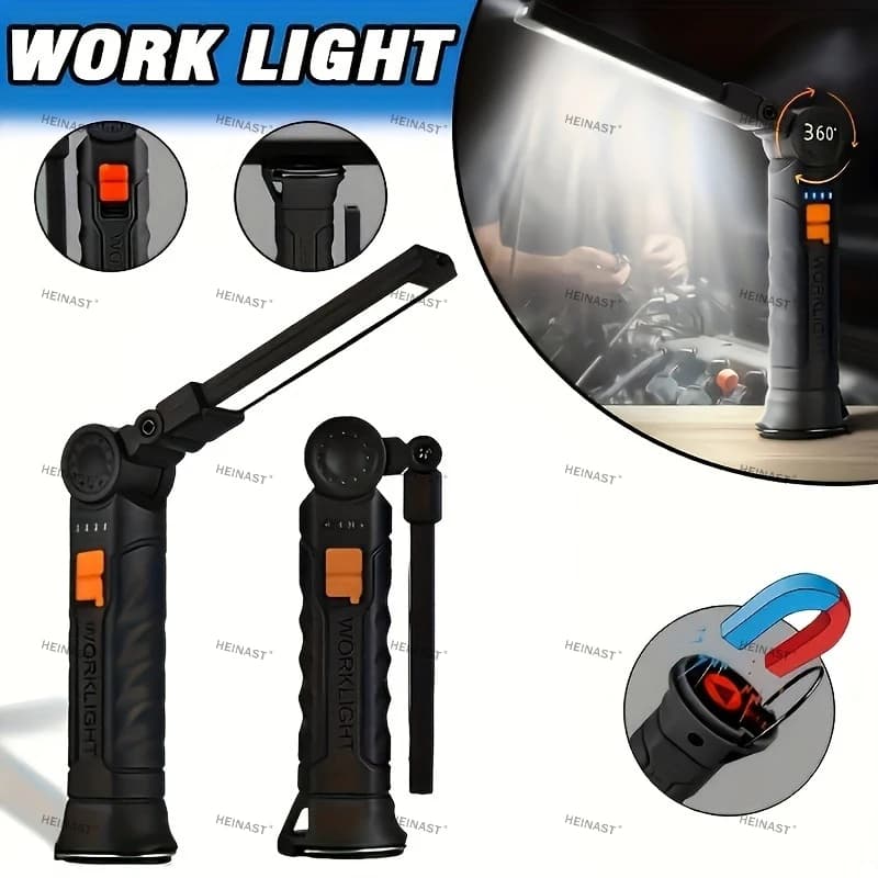 Rechargeable USB Lantern for Emergency Repair Camping Lamp with Hook