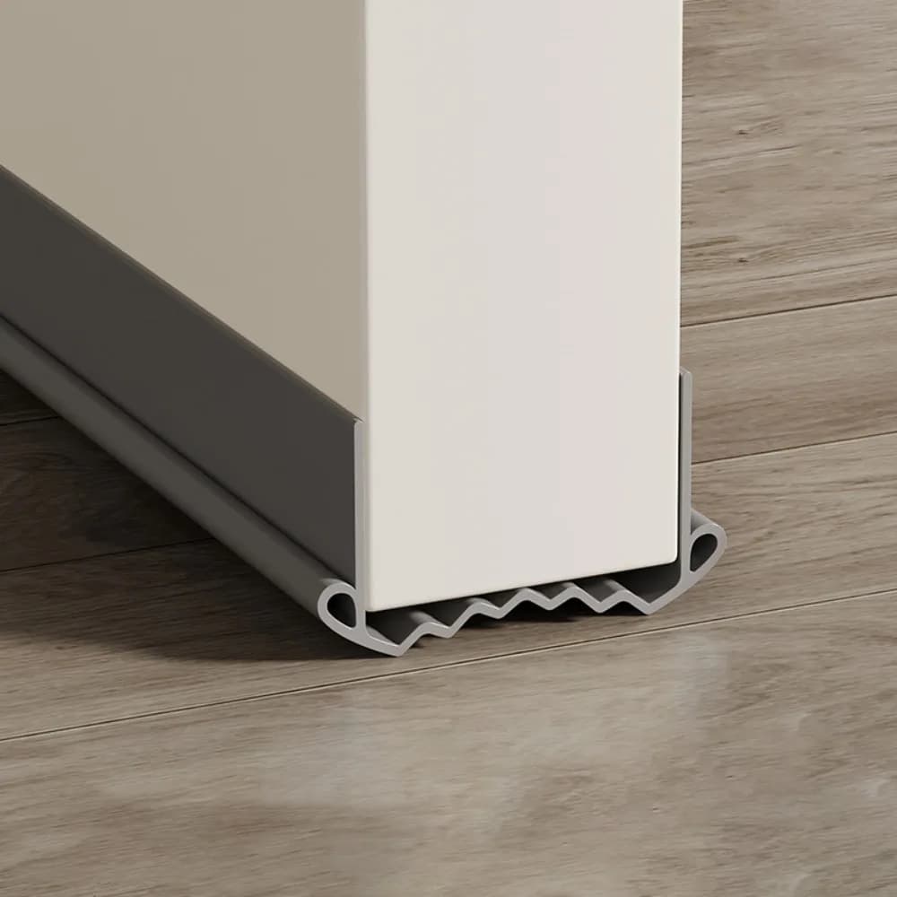 Fermaporta da 96 cm, insonorizzata, flessibile, inferiore della porta, striscia di tenuta, autoadesiva, per la prevenzione degli insetti, per la camera da letto