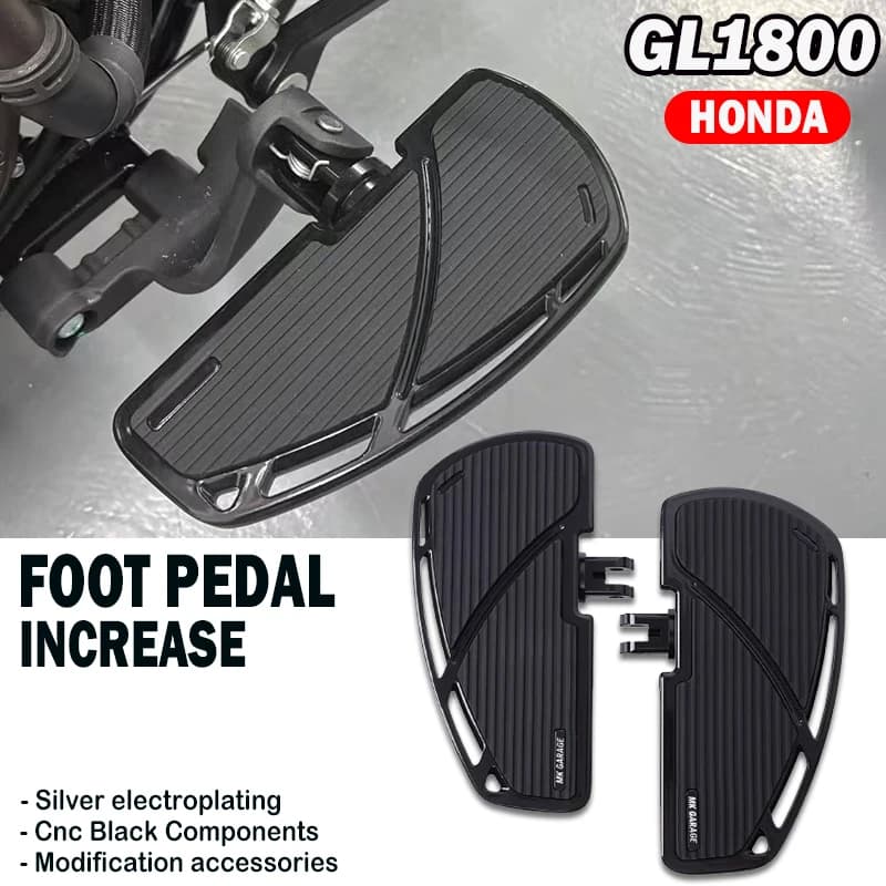 For Honda Gold Wing GL1800 F6B Goldwing GL1800 2001-2024 Rider Floorboards Driver Footboard Front Foot Rest Wide Footrest Large