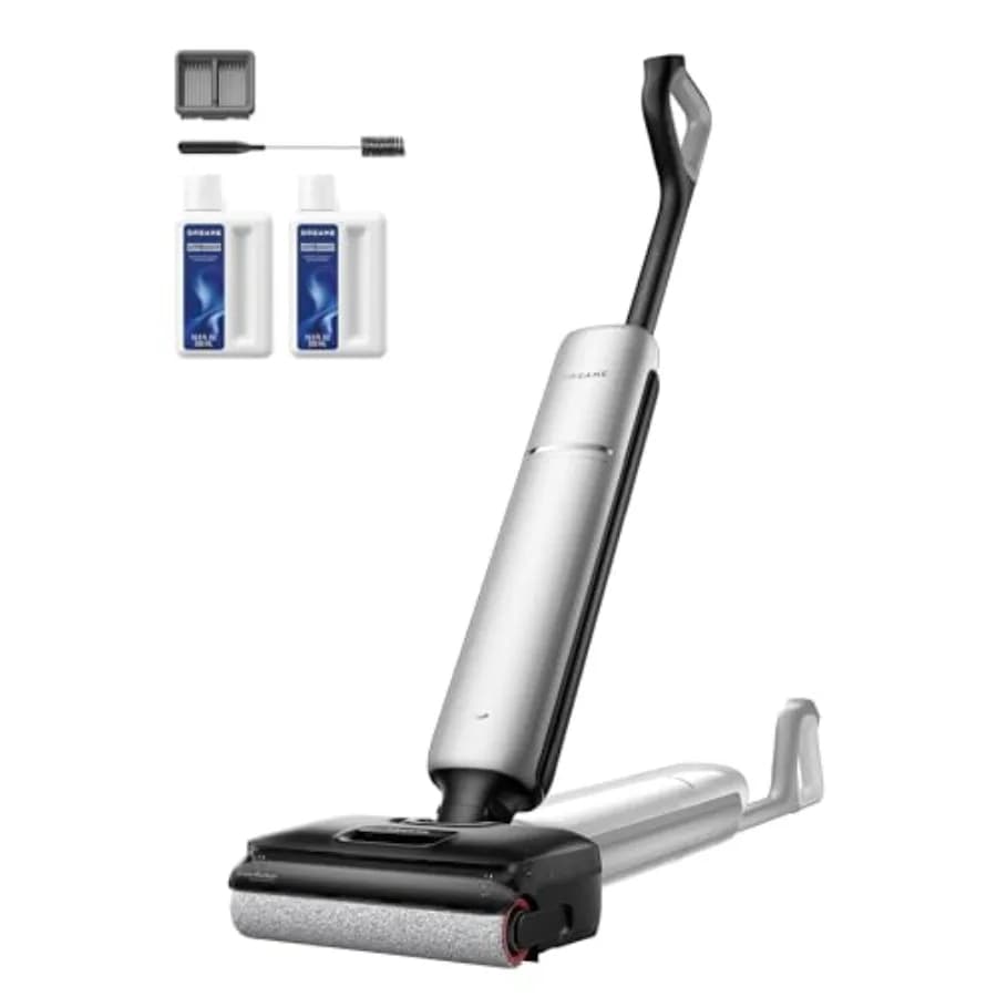 Aspirapolvere e Lavapavimenti Aero Pro Ultra-Sottile con Funzione di Autopulizia/Autosecchiamento, Anti-Groviglio, Ideale per Proprietari di Animali Domestici, Potente Aspirapolvere Wet & Dry