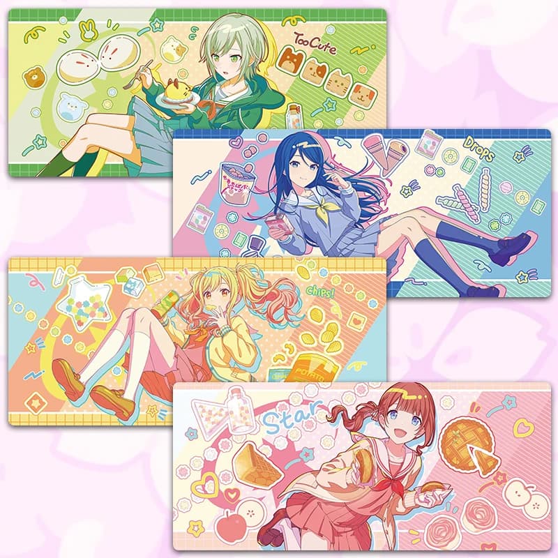 Leo Need Ichika Saki Honami Shiho Tappetino per mouse Tappetino da tavolo Gaming XXL Anime Mousepad Tappeto per tastiera Tappetino per desktop