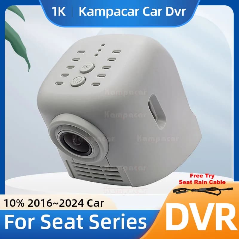 Kampacar ST14-1K 1080P Wifi Dash Cam Car Dvr Camera For Seat 60mm Leon Cupra Ateca Arona Toledo Ibiza 2016-2024 10% Cars Dashcam