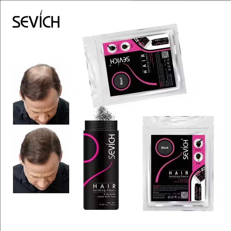Hair Fibers in 10 Colors, Natural Fibers for Hair Distinction, Anti-Caduta Corrector Charging, Anti-Caduta Products