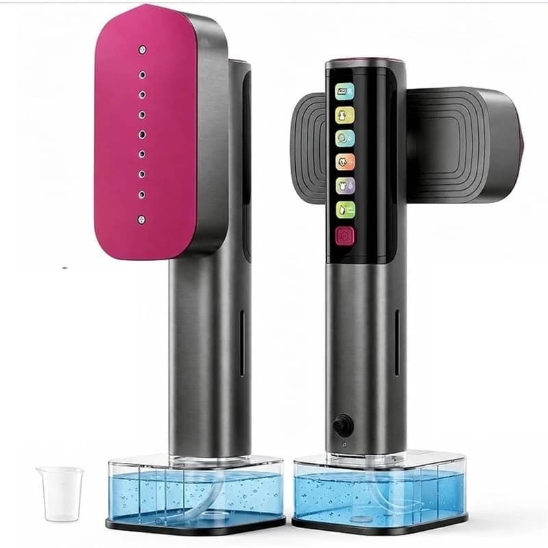 A76G-Travel Steamer For Clothes, Portable Steamer ,1200W Powerful Steam With 10S Fast Heat-Up, 6 Modes LED Display, Eu Plug