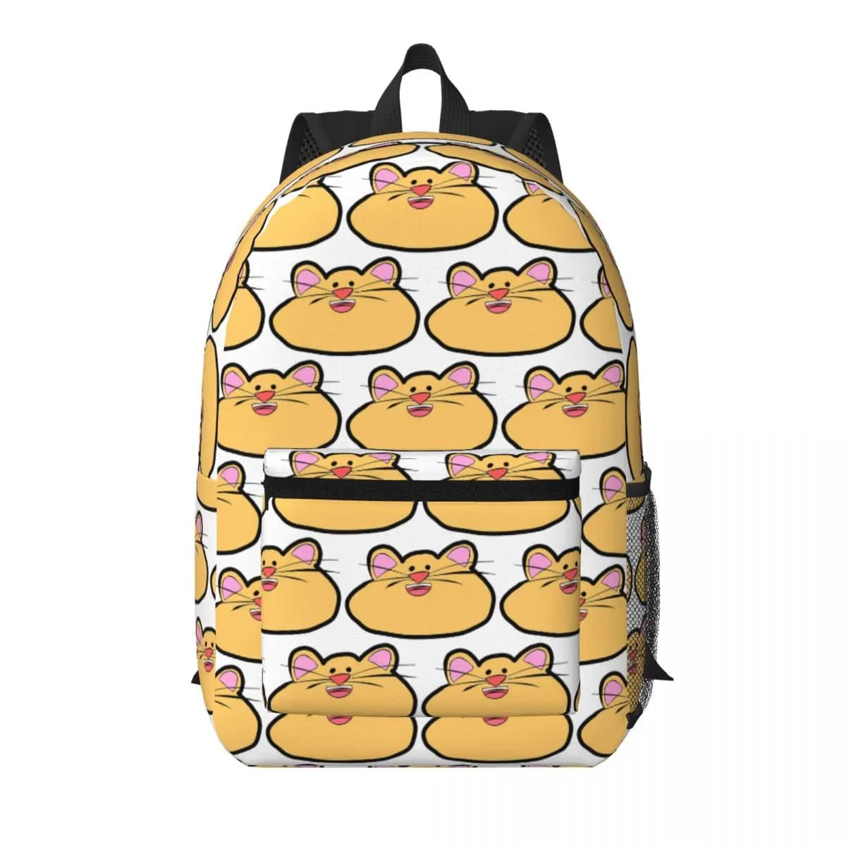 Zaino per studenti Bugga Cute Fat Hamster, borsa da scuola, zaino da viaggio per escursioni, per uomo e donna, borsa a tracolla