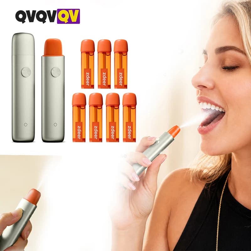 ZDEER PW13 Electric Spray Refreshing for breath, Probiotic Spray for Bad Food and Dry Mouth, Rechargeable, No Alcohol
