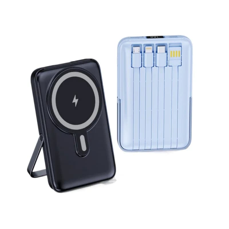 Caricabatterie wireless Magsafe da 15 W con supporto per cavo PD 22,5 W Power Bank a ricarica rapida 20000 mAh per iPhone 16 Samsung Xiaomi Powerbank