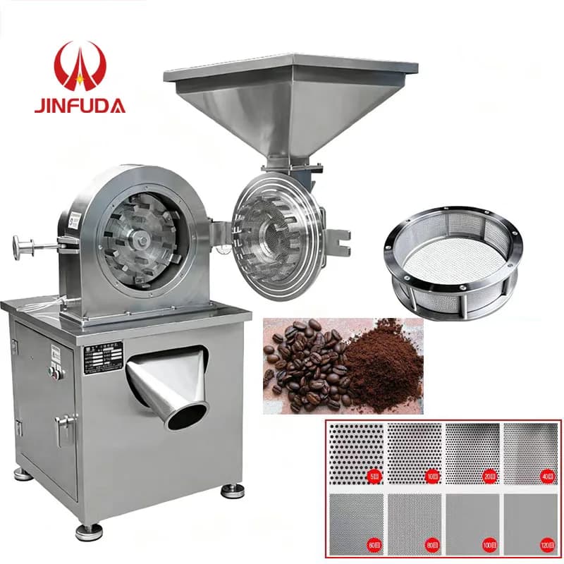 For Sugar Salt and Seasonings Water Cooled 304 Stainless Steel Coffee Bean Powder Grinder