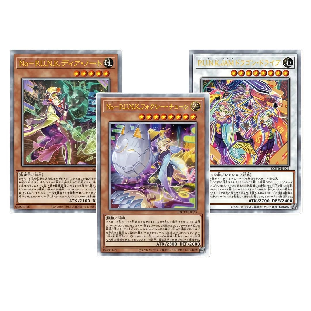 Yu-Gi-Oh! Serie P.U.N.K 2a Edizione: Carte Flash Pieghevoli Fai-da-Te Anime Noh-P.U.N.K. Deer Note P.U.N.K. Carta da collezione del gioco JAM Dragon Drive