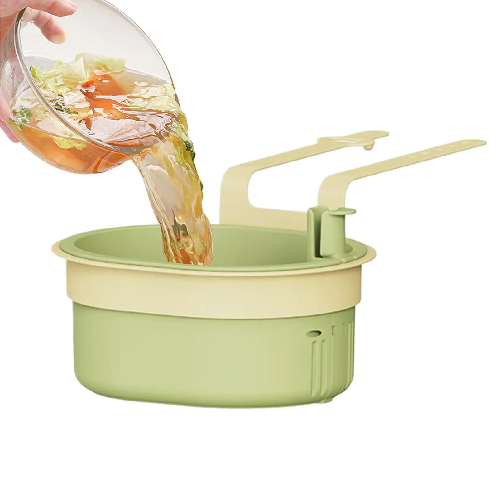 Cestello per lavello Cestello pieghevole in silicone Rubinetto sospeso Cestello per filtro Cucina regolabile Filtro per rifiuti alimentari per la casa
