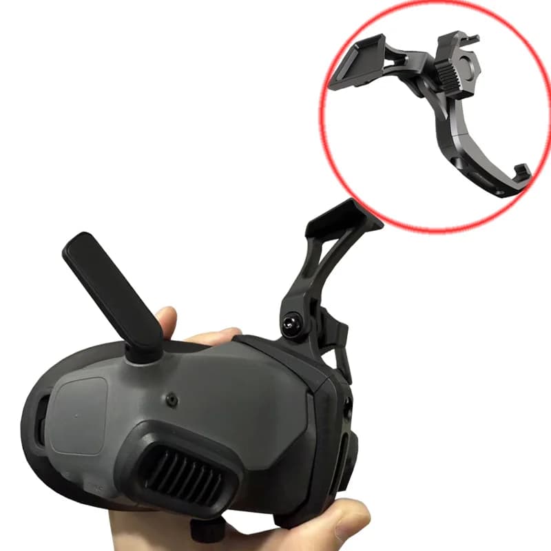 1PCS FPV Occhiali Digitali Tattico Casco di Montaggio 6061 In Lega di Alluminio Drone Occhiali Supporto per DJI Occhiali 2 Accessori Standard