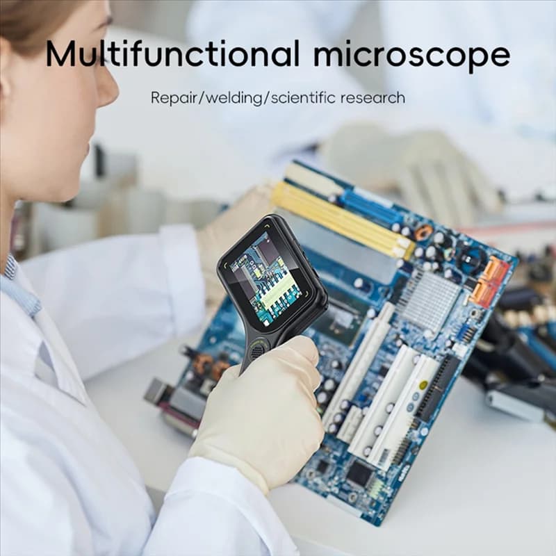 B97A-Mini Microscopio ottico per bambini Microscopio digitale portatile Test di stampa tessile