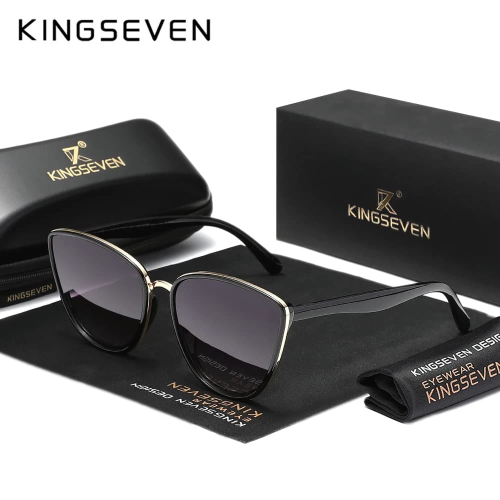KINGSEVEN Triangular Frame Women Sunglasses Fashion Elegant Sun Glasses Accessories for Lady UV400